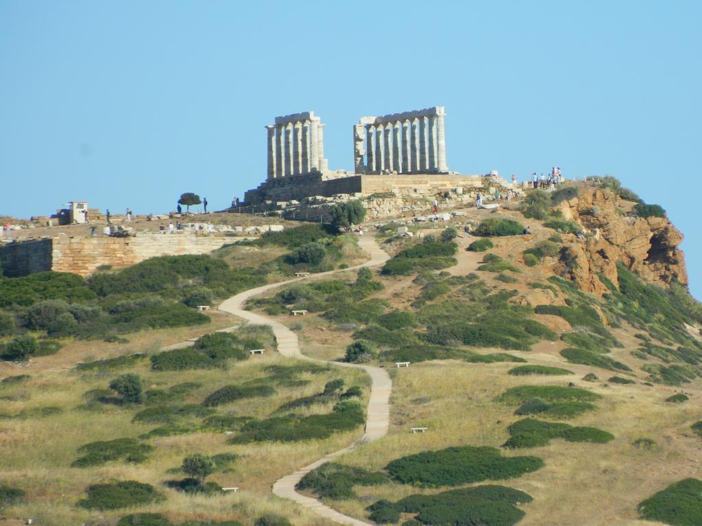 Sounio Palea Heaven Daire Palaiá Fókaia Dış mekan fotoğraf