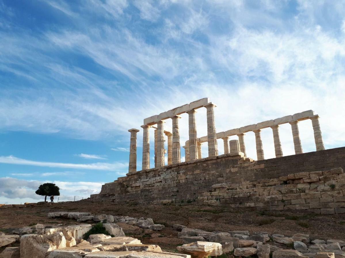 Sounio Palea Heaven Daire Palaiá Fókaia Dış mekan fotoğraf