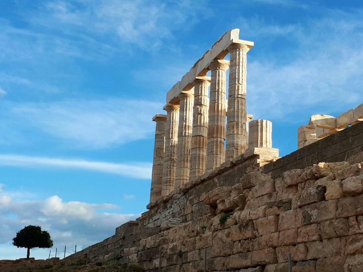 Sounio Palea Heaven Daire Palaiá Fókaia Dış mekan fotoğraf