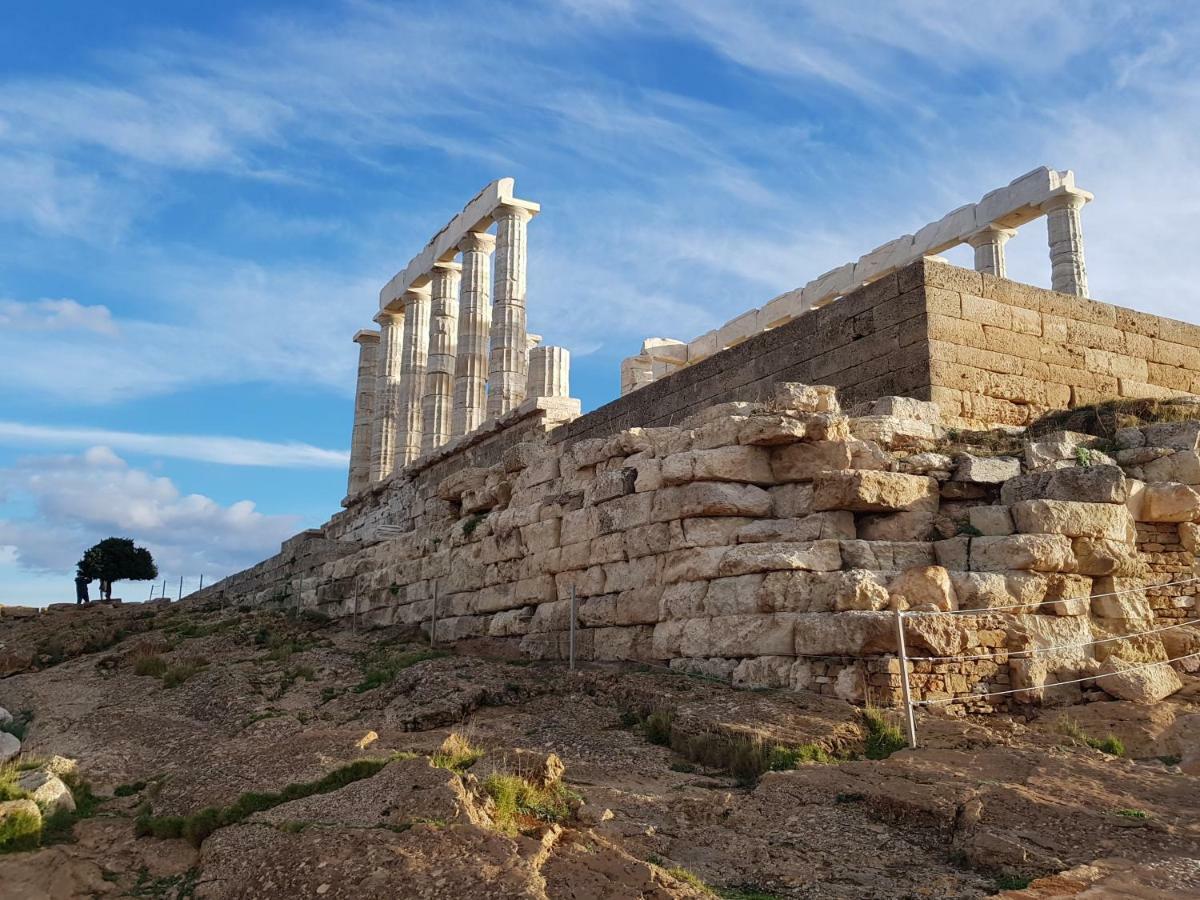 Sounio Palea Heaven Daire Palaiá Fókaia Dış mekan fotoğraf